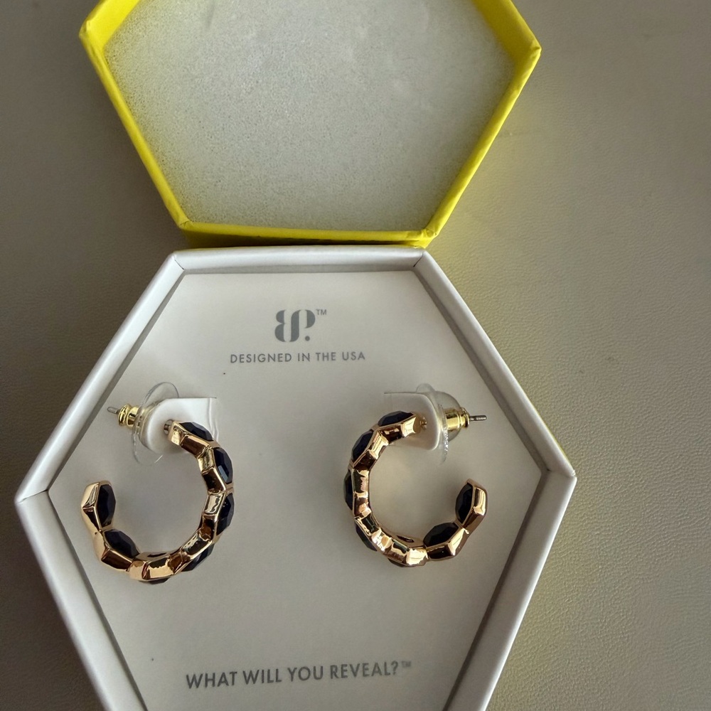 Bomb Party “Etched With Echoes” Earrings | Gold Plated | MSRP $128